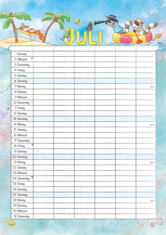 Alpha Edition - Familienplaner Cartoon 2