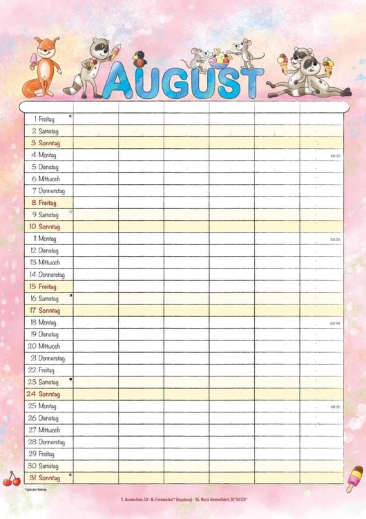 Alpha Edition - Familienplaner Cartoon 2