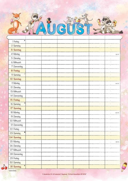 Alpha Edition - Familienplaner Cartoon 2