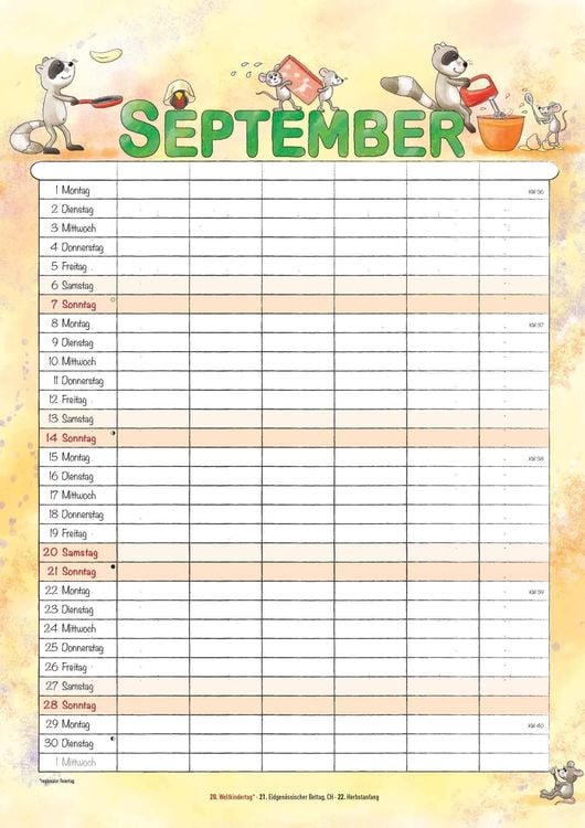 Alpha Edition - Familienplaner Cartoon 2