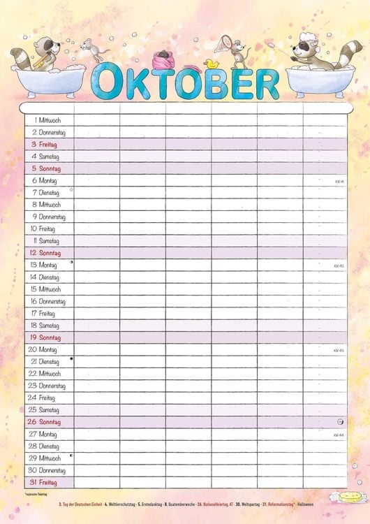 Alpha Edition - Familienplaner Cartoon 2