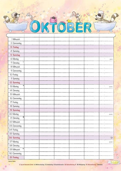 Alpha Edition - Familienplaner Cartoon 2