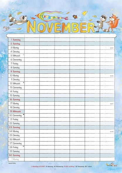 Alpha Edition - Familienplaner Cartoon 2