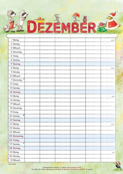 Alpha Edition - Familienplaner Cartoon 2