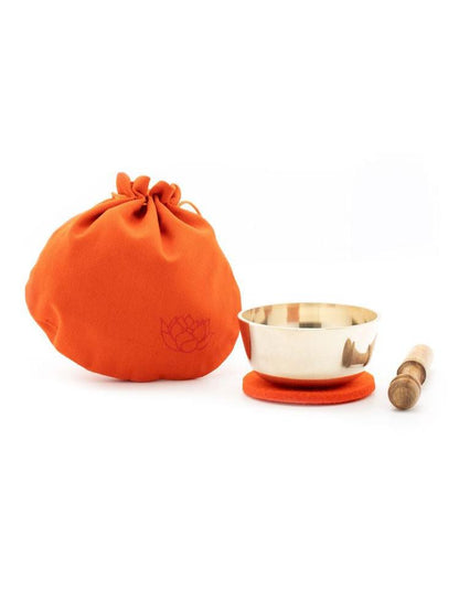 Klangschalen-Set im Beutel orange midi