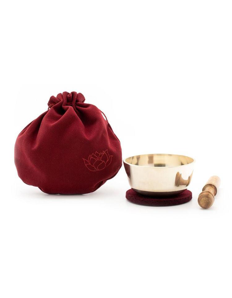 Klangschalen-Set im Beutel rot midi