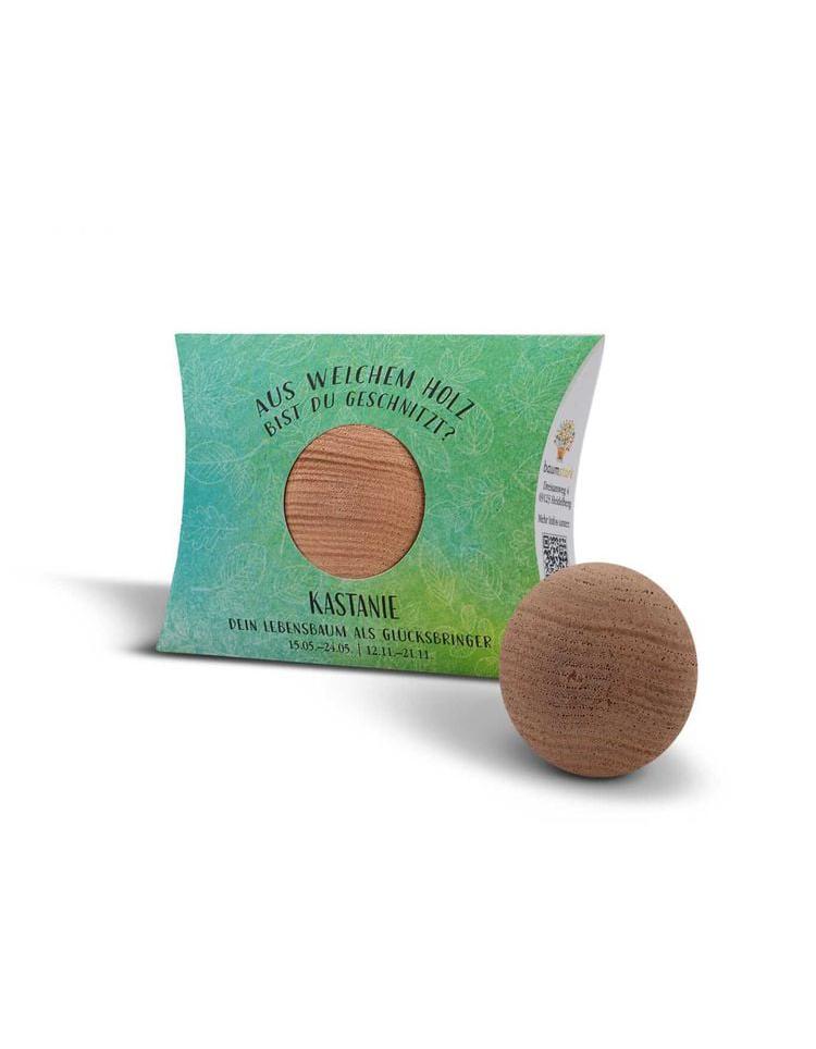 Handschmeichler Kastanie 45mm mit Baumho