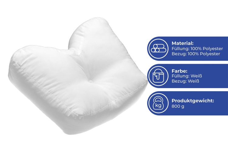 Seitenschläferkissen- ergonomisch geformt