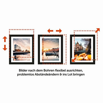 flexylot Bildaufhängung Basic, 3er Set