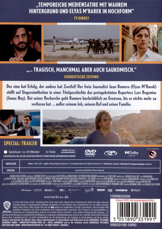 WB Tausend Zeilen,DVD