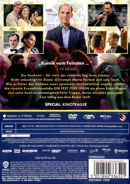 Universal EIN FEST FÜRS LEBEN DVD (DVD, 2024, Deutsch)