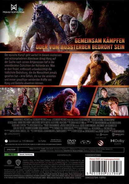 Godzilla X Kong: The New Empire DVD