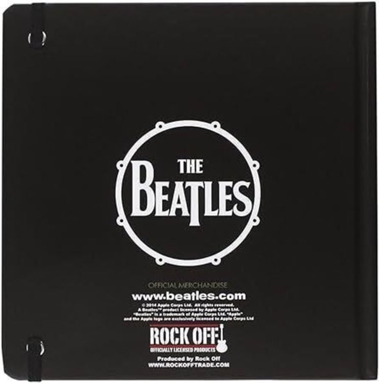 Beatles Notizbuch, schwarz mit Logo (Fanartikel)