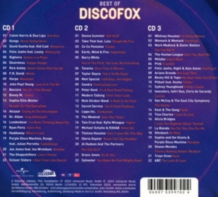 Die Ultimative Chartshow-Discofox 3CD