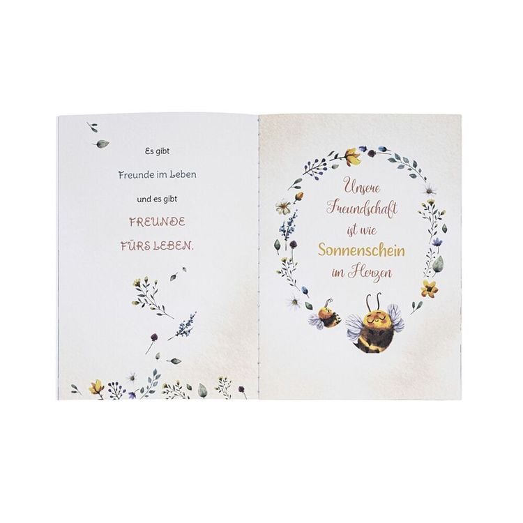 Wunschhefte Freundschaft, Lebensfreude, Glück, 3er-Set DIN A6
