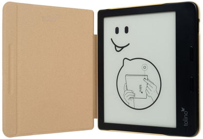 tolino vision 6, Schutztasche in Lederoptik (Farbe:kanvas)