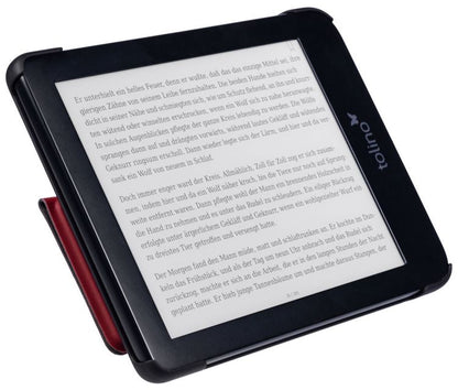 tolino shine 4, Schutztasche mit Origami Standfunktion (Farbe:rot)