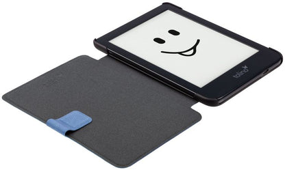 tolino shine 4, Schutztasche in Lederoptik (Farbe:blau)