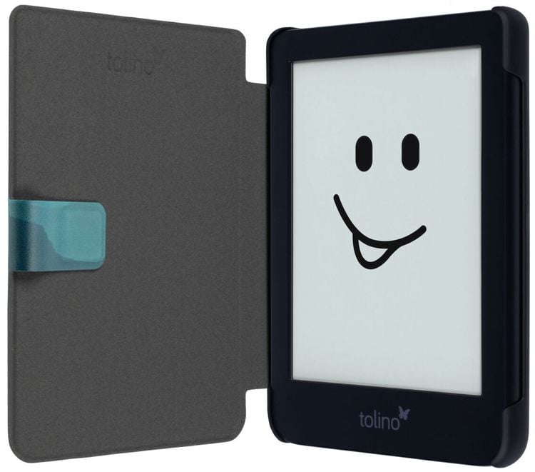 tolino shine 4, Schutztasche in Lederoptik (Farbe:aloe clouds)