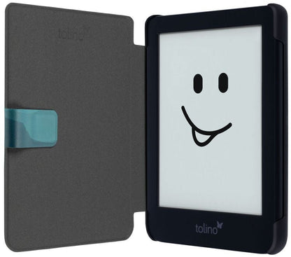 tolino shine 4, Schutztasche in Lederoptik (Farbe:aloe clouds)
