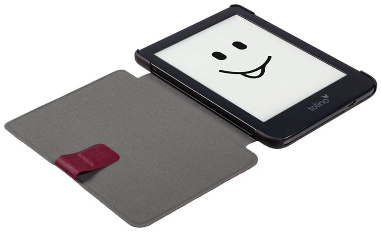 tolino shine 4, Schutztasche in Lederoptik (Farbe:pflaume)