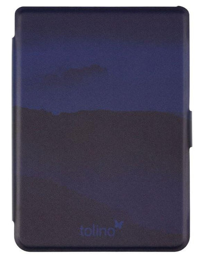 tolino shine 4, Schutztasche in Lederoptik (Farbe:midnight clouds)