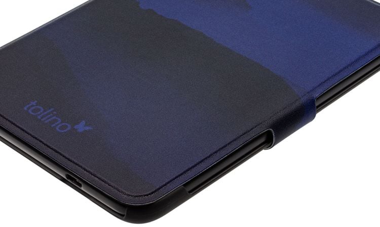 tolino shine 4, Schutztasche in Lederoptik (Farbe:midnight clouds)