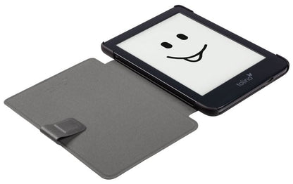 tolino shine 4, Schutztasche in Lederoptik (Motiv:Kompass)