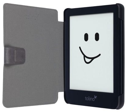 tolino shine 4, Schutztasche in Lederoptik (Motiv:Kompass)