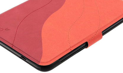 tolino shine 4, Schutztasche in Lederoptik (Farbe:rot)