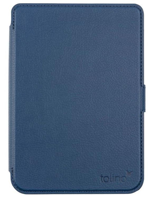 tolino shine/shine color, Schutztasche in Lederoptik (Farbe:blau)