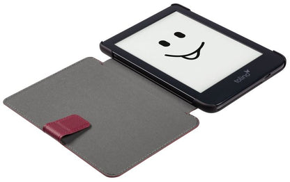 tolino shine 4, Schutztasche in Lederoptik (Farbe:rot)