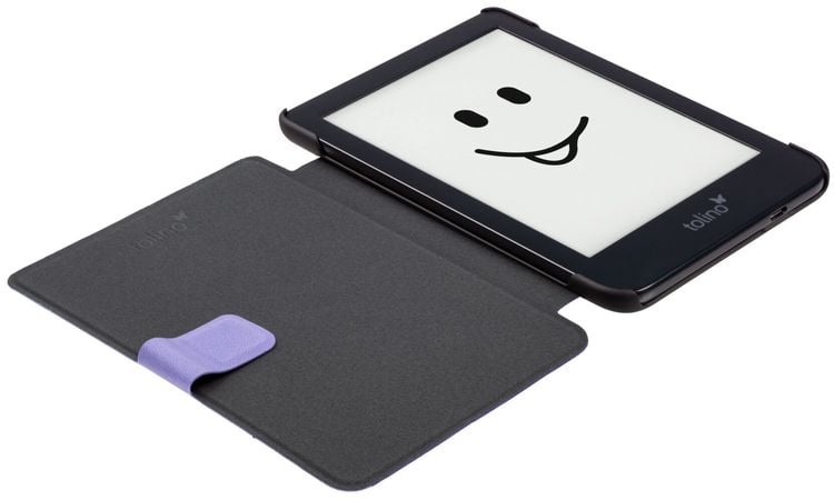 tolino shine 4, Schutztasche in Lederoptik (Farbe:purple)