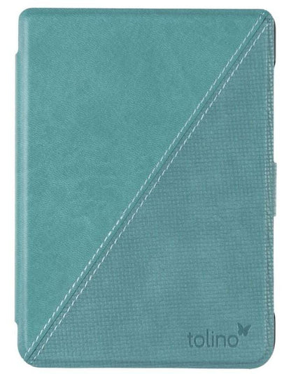 tolino shine 4, Schutztasche in Lederoptik (Farbe:grün)