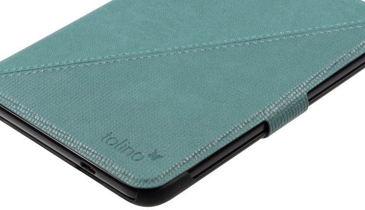 tolino shine 4, Schutztasche in Lederoptik (Farbe:grün)