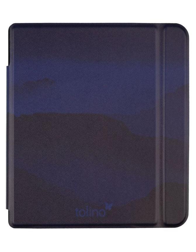 tolino vision 6, Schutztasche in Lederoptik (Farbe:midnight clouds)