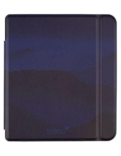 tolino vision 6, Schutztasche in Lederoptik (Farbe:midnight clouds)