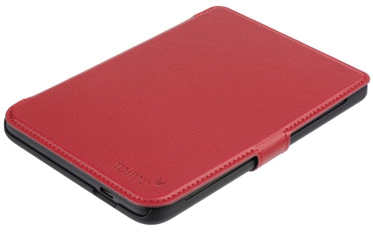 tolino shine/shine color, Schutztasche in Lederoptik (Farbe:rot)