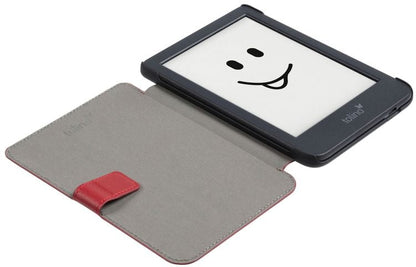 tolino shine/shine color, Schutztasche in Lederoptik (Farbe:rot)