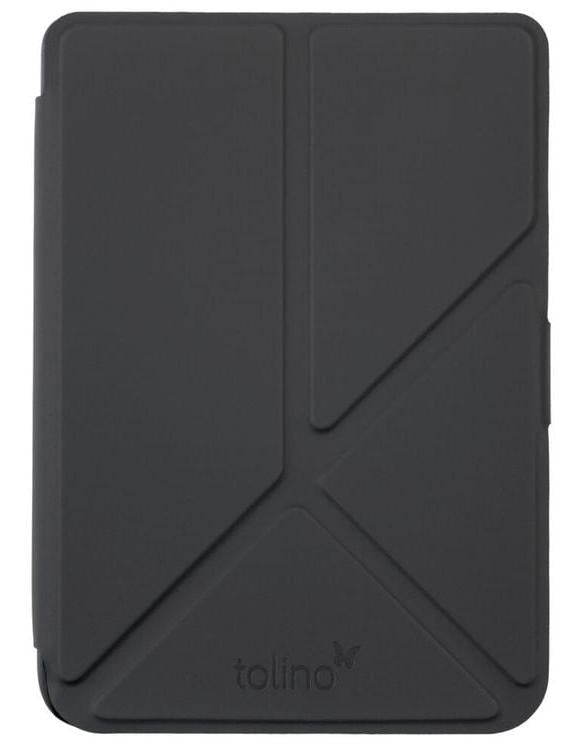tolino shine/shine color, Schutztasche mit Origami Standfunktion (Farbe:schwarz)