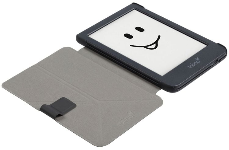 tolino shine/shine color, Schutztasche mit Origami Standfunktion (Farbe:schwarz)