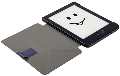 tolino shine 4, Schutztasche mit Origami Standfunktion (Farbe:blau)