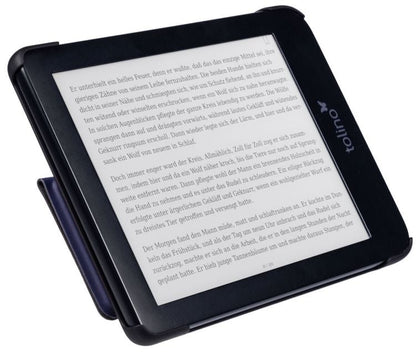 tolino shine 4, Schutztasche mit Origami Standfunktion (Farbe:blau)