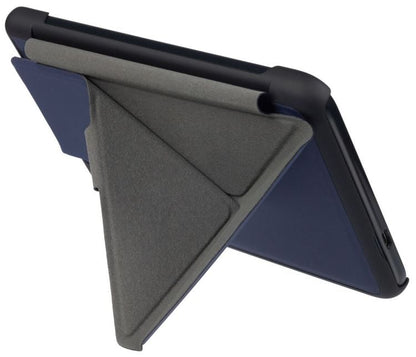 tolino shine 4, Schutztasche mit Origami Standfunktion (Farbe:blau)