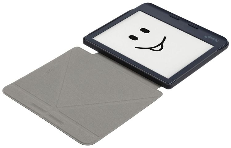 tolino vision color, Schutztasche mit Origami Standfunktion (Farbe:schwarz)