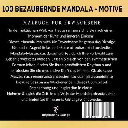 100 Bezaubernde Mandala Malbuch