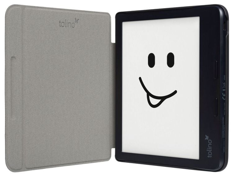 tolino vision color, Schutztasche in Lederoptik (Farbe:schwarz)