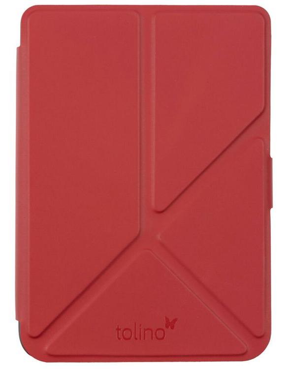 tolino shine/shine color, Schutztasche mit Origami Standfunktion (Farbe:rot)