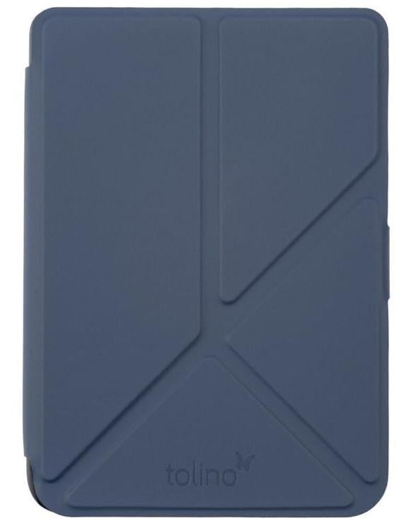 tolino shine/shine color, Schutztasche mit Origami Standfunktion (Farbe:blau)