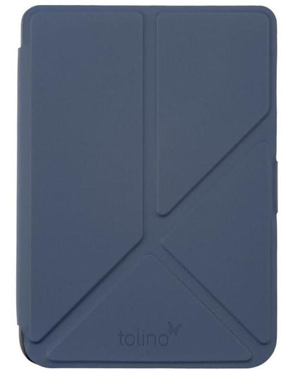 tolino shine/shine color, Schutztasche mit Origami Standfunktion (Farbe:blau)